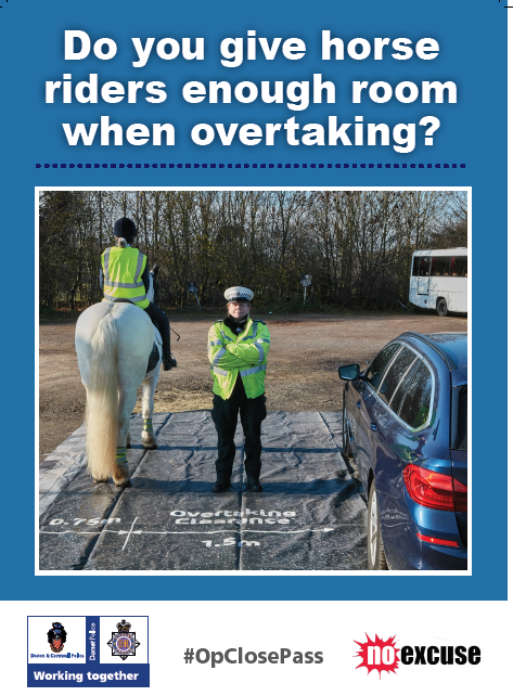Do you give horse and riders enough room when overtaking?
